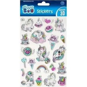 Sticker BOO Sticker BOO Jenorożec — Sticker BOO decorative unicorn sticker, model 493324