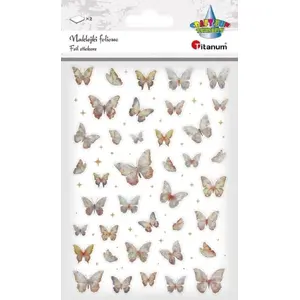 Sticker sheets HERLITZ Motyle — gold and holographic butterfly foil stickers
