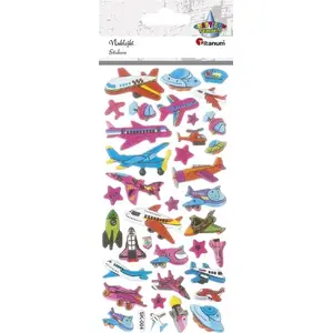 Titanum decorative 3D stickers — airplanes mix, pack of 37 pieces