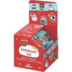 Sticker Roll Moses M-16834 — holiday-themed decorative stickers on a roll