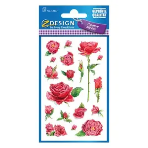 Self-adhesive labels Avery Zweckform 54337 — Permanent paper, multicolour, 54 labels, 7.6×12 cm sheets