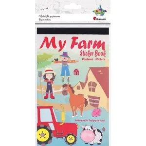 Paper Stickers Titanum 6 Sheets Farm Mix 174 pcs – decorative craft stickers