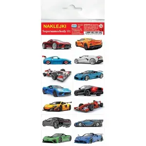 Sticker set Incood Naklejki. Supersamochody — Incood 518987, themed car stickers