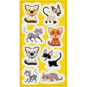 RANOK Ranok Naklejki Kotki — decorative stickers with cat designs (MPN 291929, EAN 4823076132620)