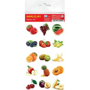 Sticker book set Wydawnictwo Jako Naklejki. Owoce — Wydawnictwo Jako, model 511790, single-volume sticker sheet collection