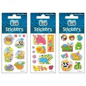 Sticker BOO silver animal stickers 262014 — decorative adhesive decals for walls and surfaces