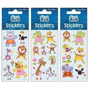 Sticker BOO silver animal stickers model 262023 — decorative self-adhesive decals