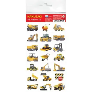 Children's Sticker Book Wydawnictwo Jako Naklejki. Na budowie — Wydawnictwo Jako, MPN 511791