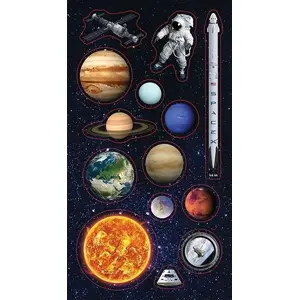 Sticker set RANOK Ranok Naklejki Kosmos — space-themed adhesive decals (MPN 447043, EAN 4823076151034)