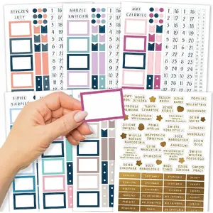 Наклейки для планеров и Bullet Journal, Peter Pauper Press, 7 листов