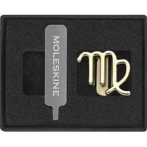 Pin badge Moleskine MOLESKINE, panna gold finish