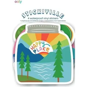 Waterproof Stickers Ooly 'Dziki Plener' – decorative waterproof vinyl decals set