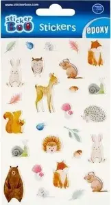 Wall stickers Sticker BOO Leśne zwierzęta – decorative animal decals for walls and furniture
