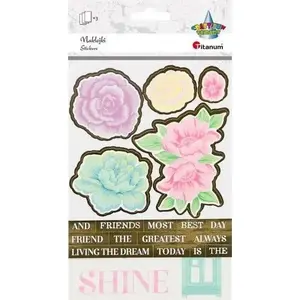Titanum sticker set 3 sheets mix — Titanum 403996 — decorative adhesive decals
