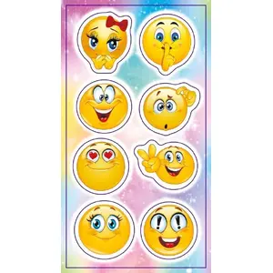 Sticker Pack RANOK Ranok Naklejki Emotikony – decorative emoji stickers, sheet set