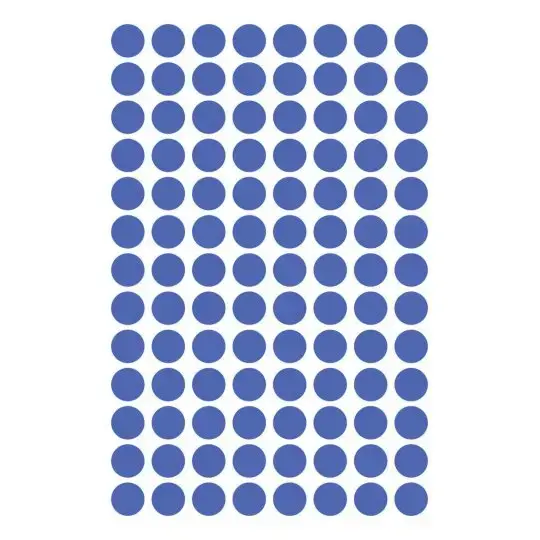 Avery Zweckform 3591 blue 8 mm circle labels Photo 2