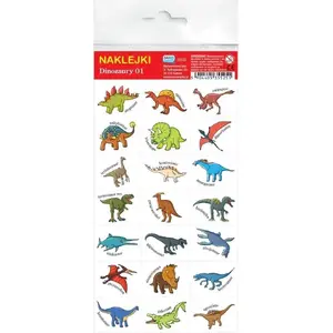 Sticker book Wydawnictwo Jako Naklejki. Dinozaury by Wydawnictwo Jako, model 511796