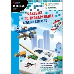 Derform scratch-off stickers 180×260 mm, 5 sheets — vehicle designs