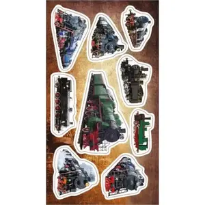 Sticker set RANOK Ranok Naklejki Parowozy — decorative train-themed stickers