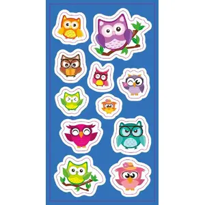 Stickers RANOK Ranok Naklejki Sowy – owl-themed decorative stickers, sheet set (MPN 291922)