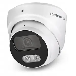 UNIVIEW EVX-IP8D01-IRW-Ai-W kupolveida IP kamera 8MP 2.8mm objektīvs 40m IR IP67 ar mikrofonu