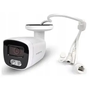 IP tubveida kamera EVERMAX EVX-IP8B01-IRW-Ai-W 8 MP 2.8 mm objektīvs IR 40 m AI IP67 ar mikrofonu