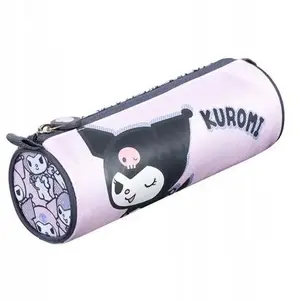 Тубус-пенал Defort Kuromi Pink — цилиндрический пенал для канцелярии, одноотсекный