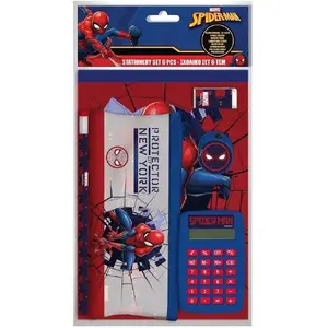 Pulio zīmuli futlāris ar kalkulatoru Spiderman — kompakts skolas futlāris ar iebūvētu kalkulatoru