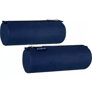 Пенал STARPAK PIORNIK TUBA 1ZAM NAVY BLUE STK-16 PB12/48 — тубусный пенал на одной молнии, тёмно‑синий