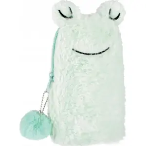 Pencil Case STARPAK PIORNIK SASZ PLUSZ 1ZAM FROG STK PB 24/48 — soft zippered school pencil case