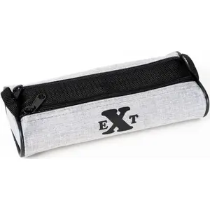 Pencil Case FANDY Denim EXT1 – single-compartment fabric pencil pouch, model 502286