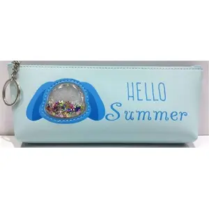 Пенал Fresh модель 443776 — косметичка на молнии, принт собака 'Hello summer'