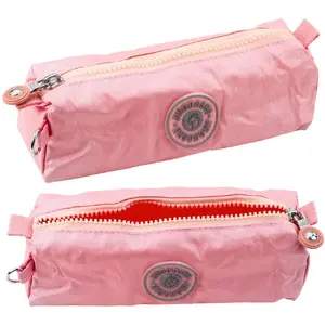 School Pencil Case Lean single-compartment organizer pink 21.5 cm