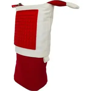 Pencil Case PIXIE Vertical Zip Pencil Case PIXIE CREW Red with Red Panel