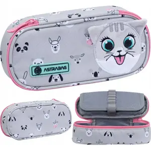 Пенал Astra Astrabag Kitty The Cute одноотсекный школьный пенал