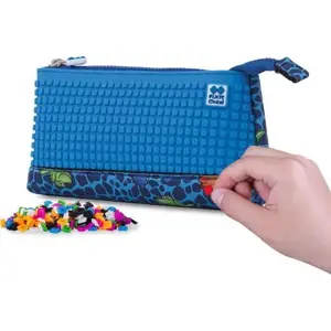 Неопреновый пенал PIXIE PIXIE CREW PXA-02-90 — динозавры, синий, на молнии
