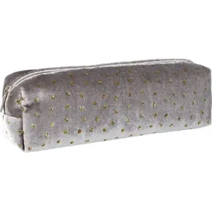 Pencil case STARPAK PIORNIK GREY CRISTAL STK PB 24/48 — compact school pencil case