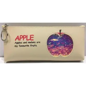 Pencil case Fresh model 443800 — pouch design with apple print