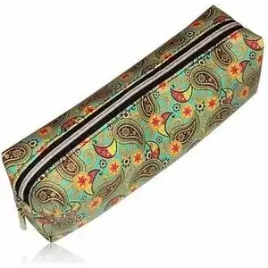 Pencil case Bee-bee rectangular 'Oczka' model PP-10 – single compartment, zipper closure