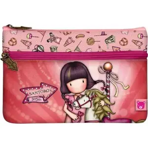 Пенал Santoro модель 491026 с карманом Gorjuss Fairground Carousel