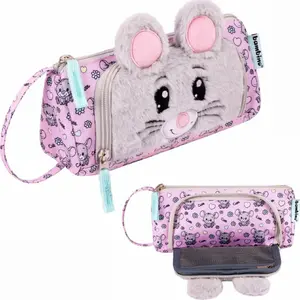 Пенал Derform Bambino Mouse треугольный мешочек — одноотсековый школьный аксессуар