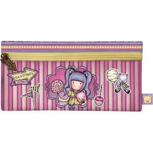 Pencil case Santoro London Gorjuss Fairground First Prize — zippered stationery pouch, model 491037