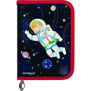 Пенал Keyroad KEYROAD, укомплектованный, 42 предмета, 19×13×4,2 см, микс цветов