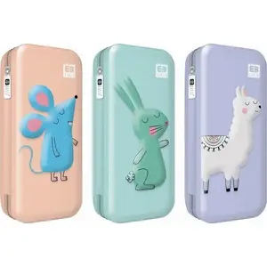 Однокамерный пенал INTERDRUK модель 451635 Piórnik 3D B&B Kids Pastel
