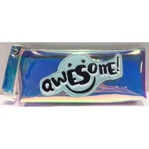Piórnik Fresh model 443796 transparent pencil case pouch, single-compartment clear design