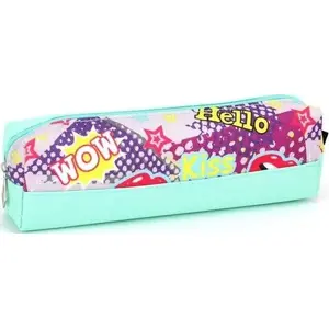 Pencil case tube Small, Fresh — Graffiti seledyn