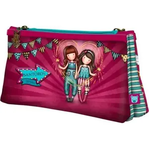 Double Pencil Case and Cosmetic Pouch Santoro Gorjuss Fireworks — model 490605