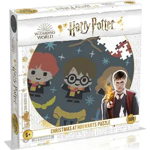 Пазл 500 элементов в подарочной коробке — Harry Potter (Christmas at Hogwarts) от harry potter