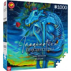 Jigsaw Puzzle Good Loot Puzzle 1000 Kamil Jakóbczak Biały Wilk – 1000 pieces, standard adult puzzle