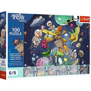 Puzzle 100 pieces TREFL Puzzle 'Wujcio w kosmosie' – 100 pcs, children's educational jigsaw